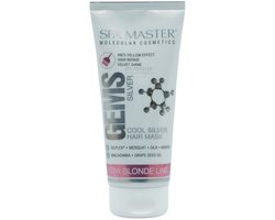 Spa Master No Yellow Haarmasker – Zilver Haarmasker tegen Gele Zweem – voor Blond, Grijs en Gebleekt Haar – 200 ml