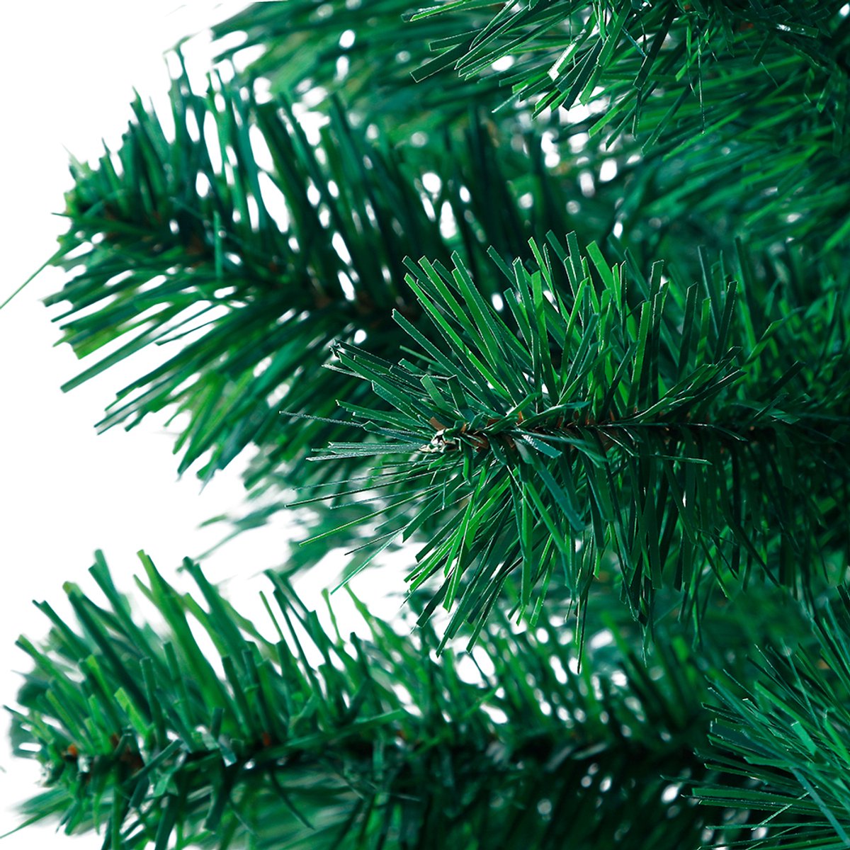 Kerstboom Kunstboom 210cm Kunstkerstboom Decoratie, PVC Kerstboom Kerstdecoratie, Dennenboom Inclusief Metalen Standaard – foto 4