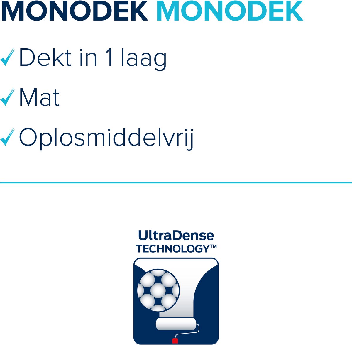 Histor Monodek – Muurverf Binnen Mat – Dekt in 1 Laag – Afwasbaar – Geurarm en Oplosmiddelvrij – Met Ultra Dense Technology voor Extra Dekkracht – Voor Binnen – Wit – 12,5L – foto 5