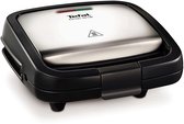 Tefal Croc Time SM193D - Tosti-apparaat - Anti-aanbaklaag - 700W - RVS