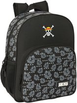 Schoolrugzak One Piece Pirates Zwart 32 x 38 x 12 cm