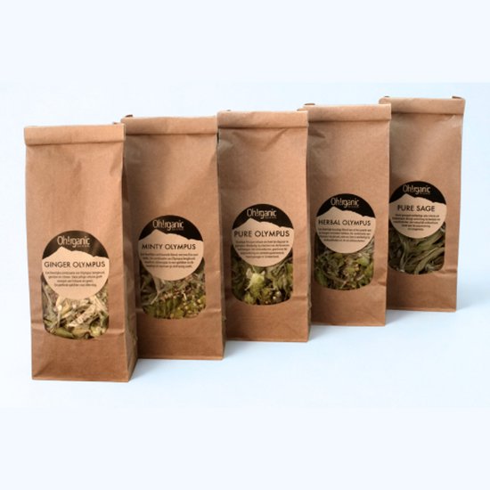 A taste of Oh!rganic - Griekse bergthee - munt, gember, salie & tijm - BIO