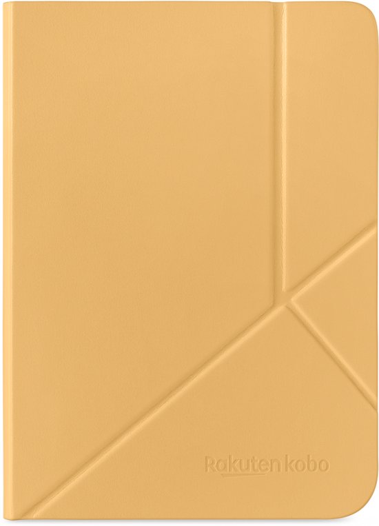 Kobo Clara Colour / BW Hoes voor eReader - SleepCover - Geel - Ingebouwde standaard