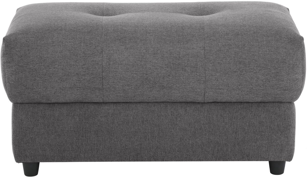 Notio Living Tanaro-Poef - Antraciet Stof Grijs