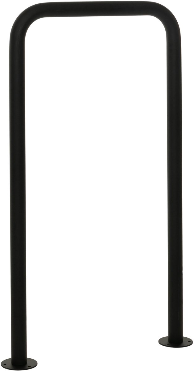 Fietsenrek MCW-N42, fietsenrek, leunbeugel, slagboom, binnen/buiten staal met poedercoating 120x70x12cm