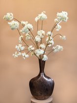 Kunstbloemenboeket Bloesem wit - Zijden bloemen - Bloesem - Bloesemtakken voor binnen - Kunstbloemen - Kunstboeket - Plukboeket