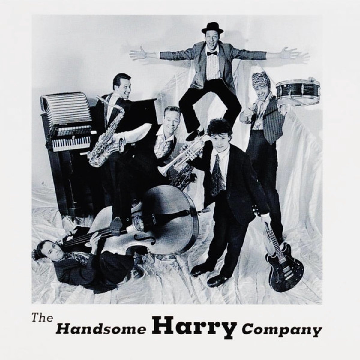 the HANDSOME HARRY COMPANY - RED GREY AND BLUE