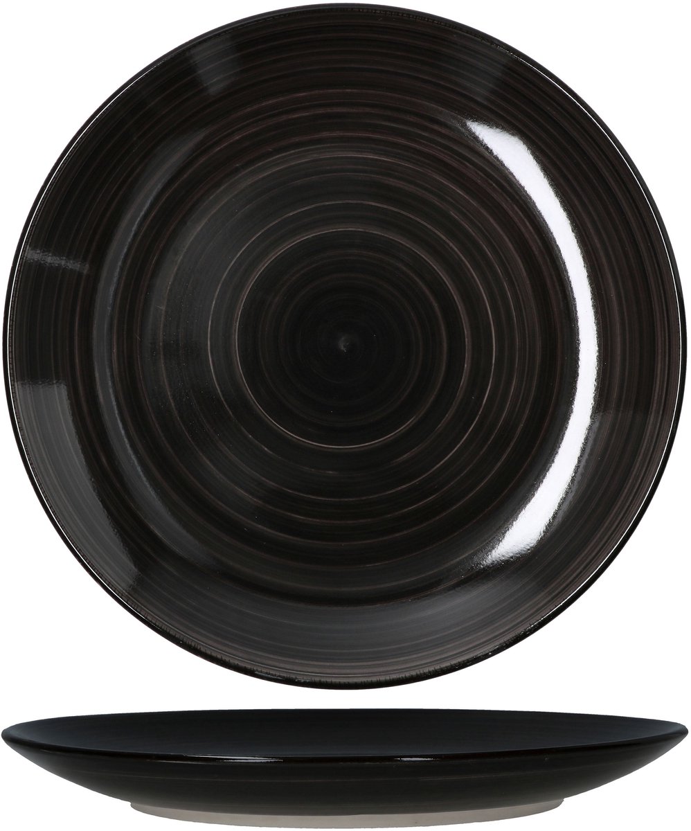 18delige Coffeeblack bordenset 6 personen