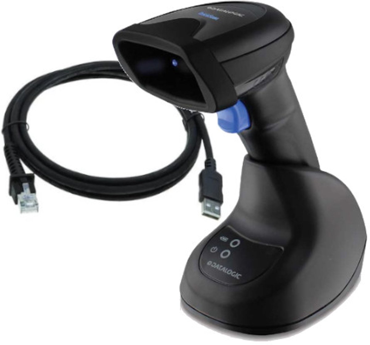 Datalogic QuickScan QBT2500, BT, 2D, multi-IF, Digimarc, kabel (USB), zwart