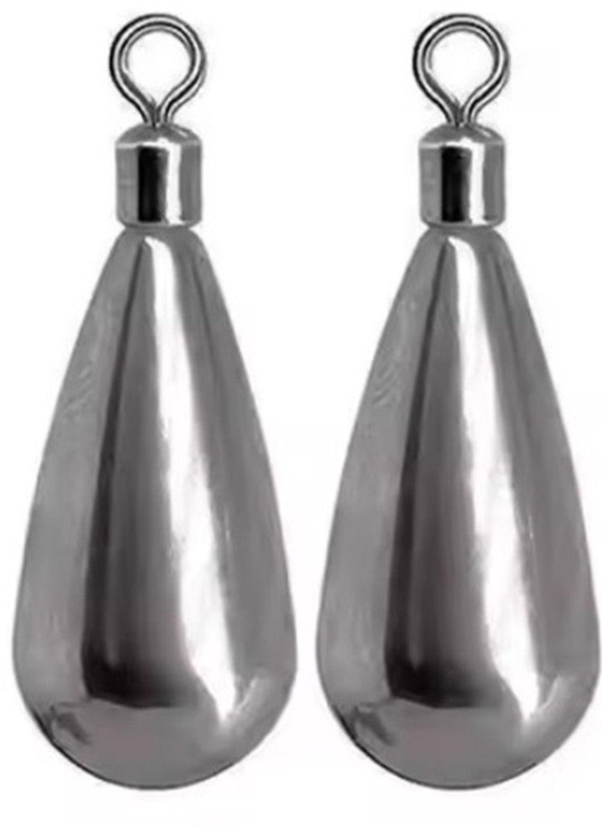 2 Stuks - wartellood 7gram - Tungsten - Wolfraam - Loodvrij vissen