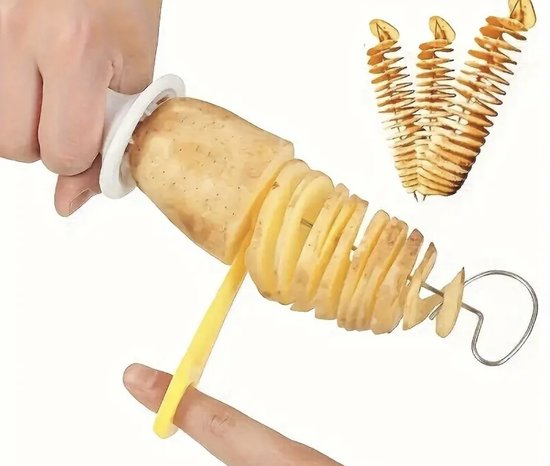 DASIAUTOEM Spiraalsnijder, Aardappelspiraal, Handmatige Spiraalsnijder
