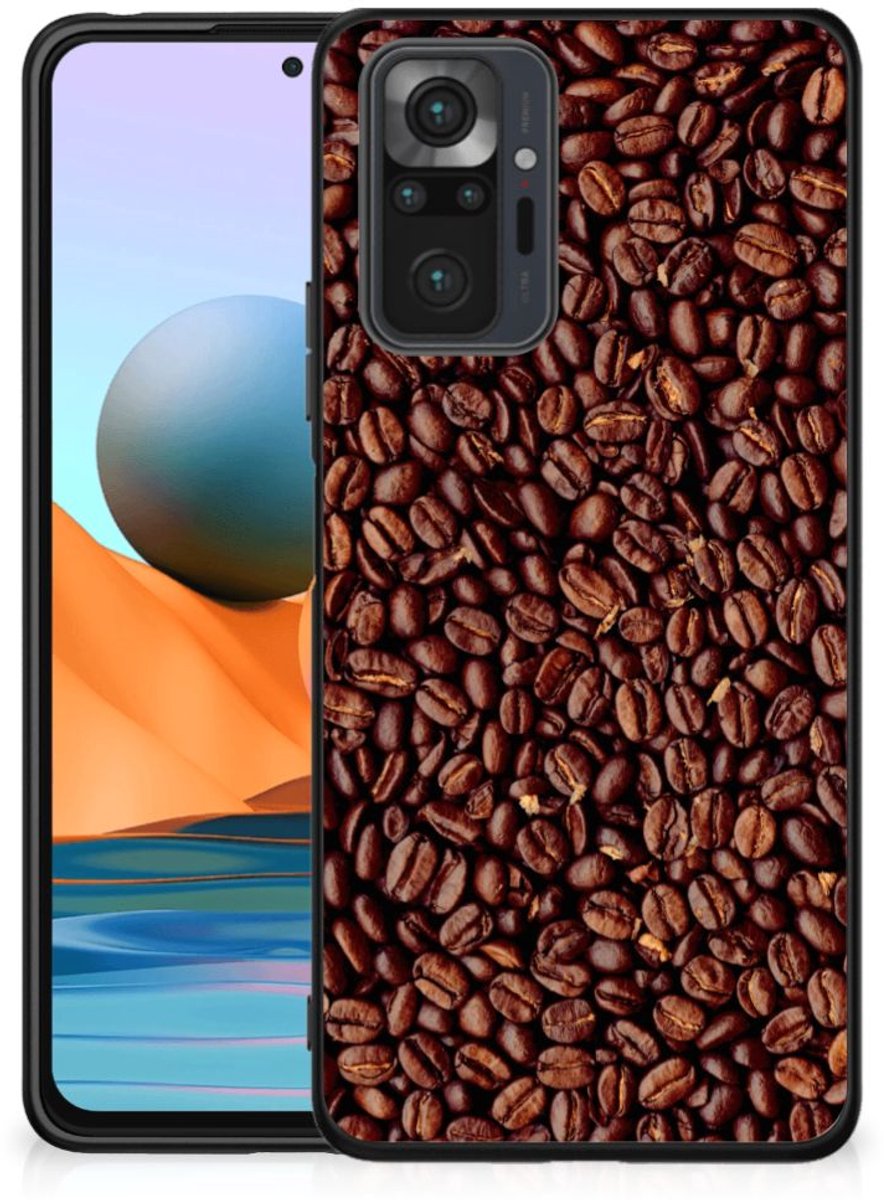 Xiaomi Redmi Note 10 Pro Back Cover Hoesje Koffiebonen