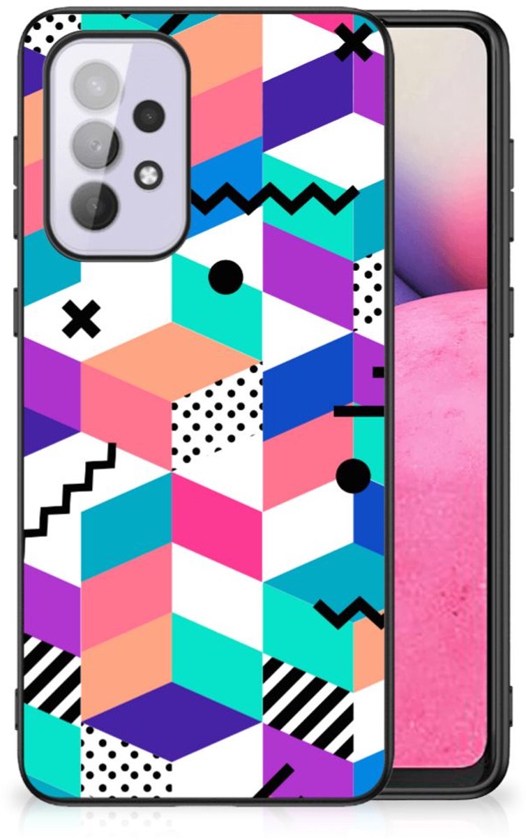 Samsung Galaxy A33 5G Backcover Blokken Kleurrijk