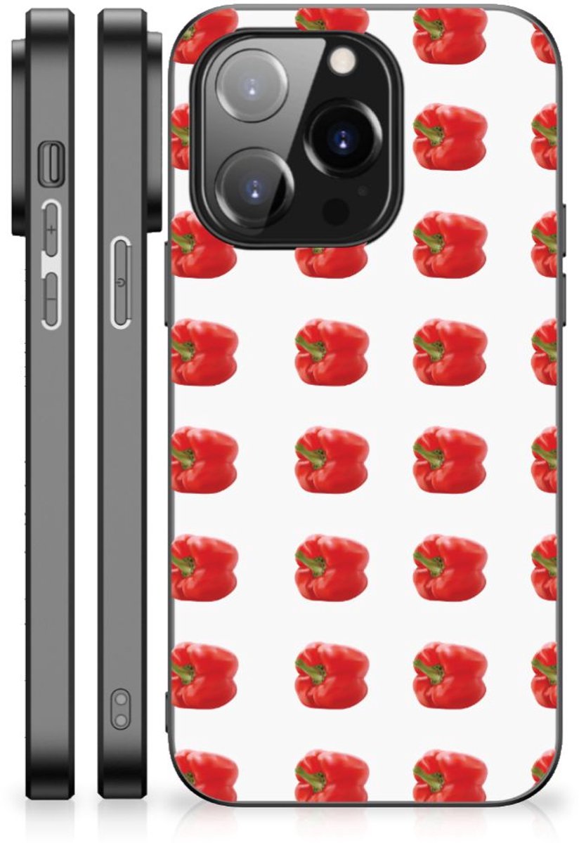 iPhone 14 Pro Back Cover Hoesje Paprika Red