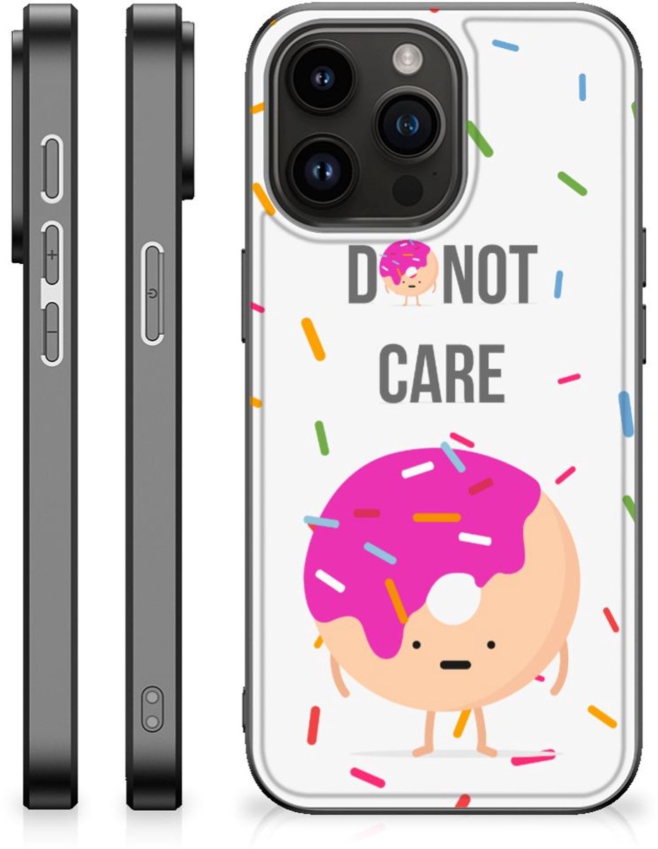 iPhone 15 Pro Max Back Cover Hoesje Donut Roze