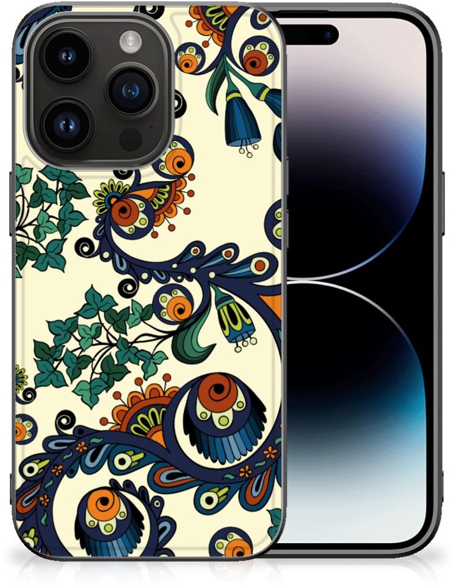 Back Cover iPhone 15 Pro Barok Flower
