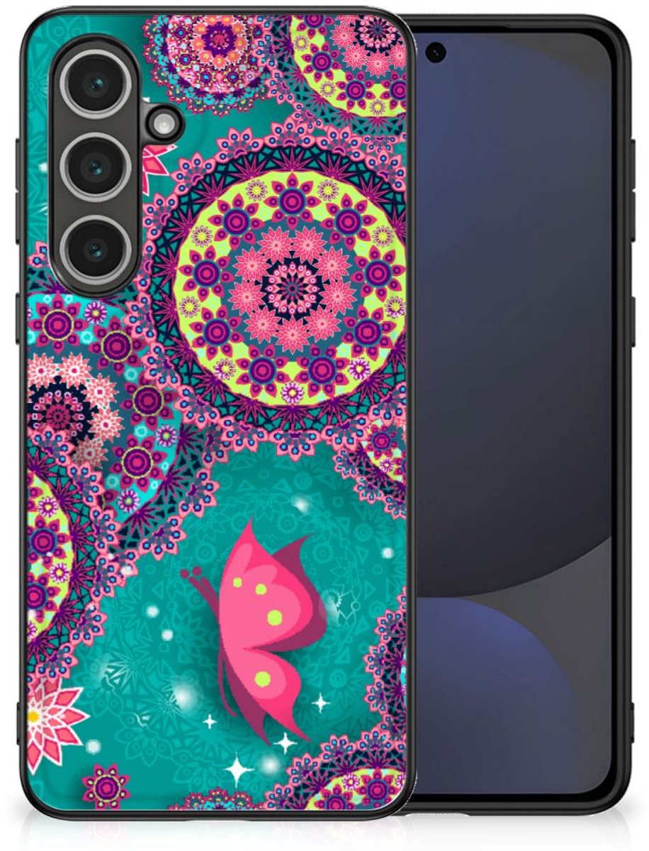 Samsung Galaxy S24 FE Leuk Telefoonhoesje Cirkels en Vlinders