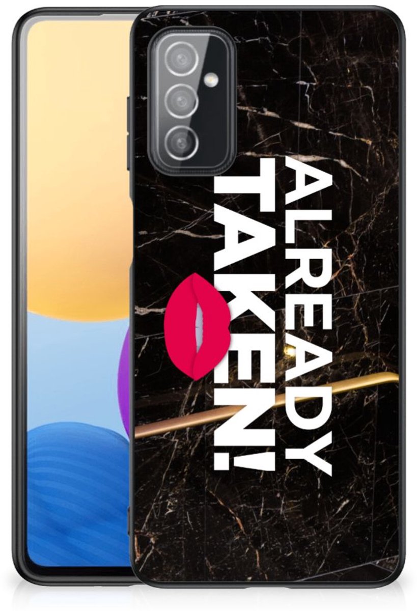 Samsung Galaxy M52 Telefoon Hoesje met tekst Already Taken Black