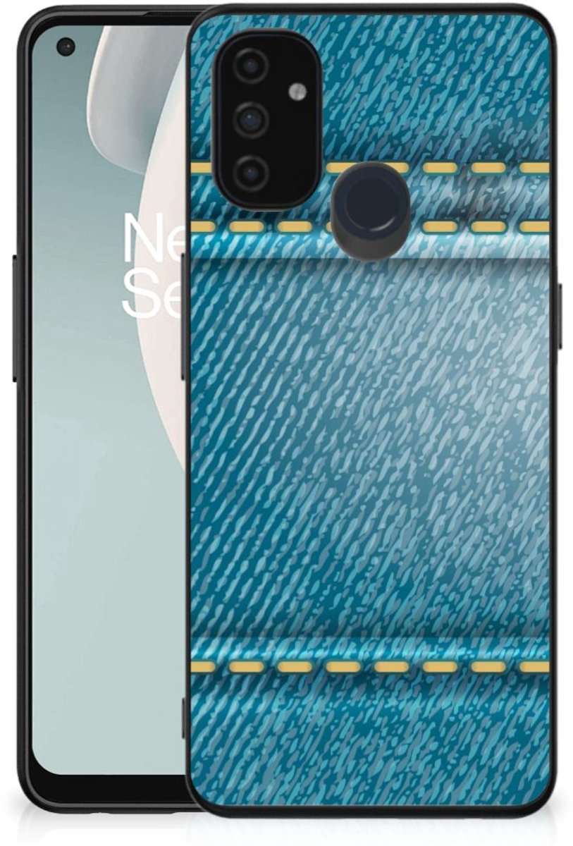 Back Cover voor OnePlus Nord N100 GSM Cover Jeans