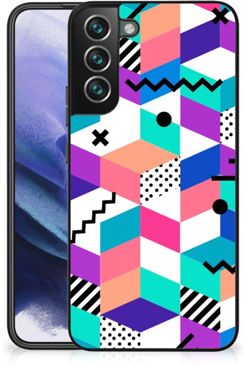 Samsung Galaxy S22 Plus Backcover Blokken Kleurrijk