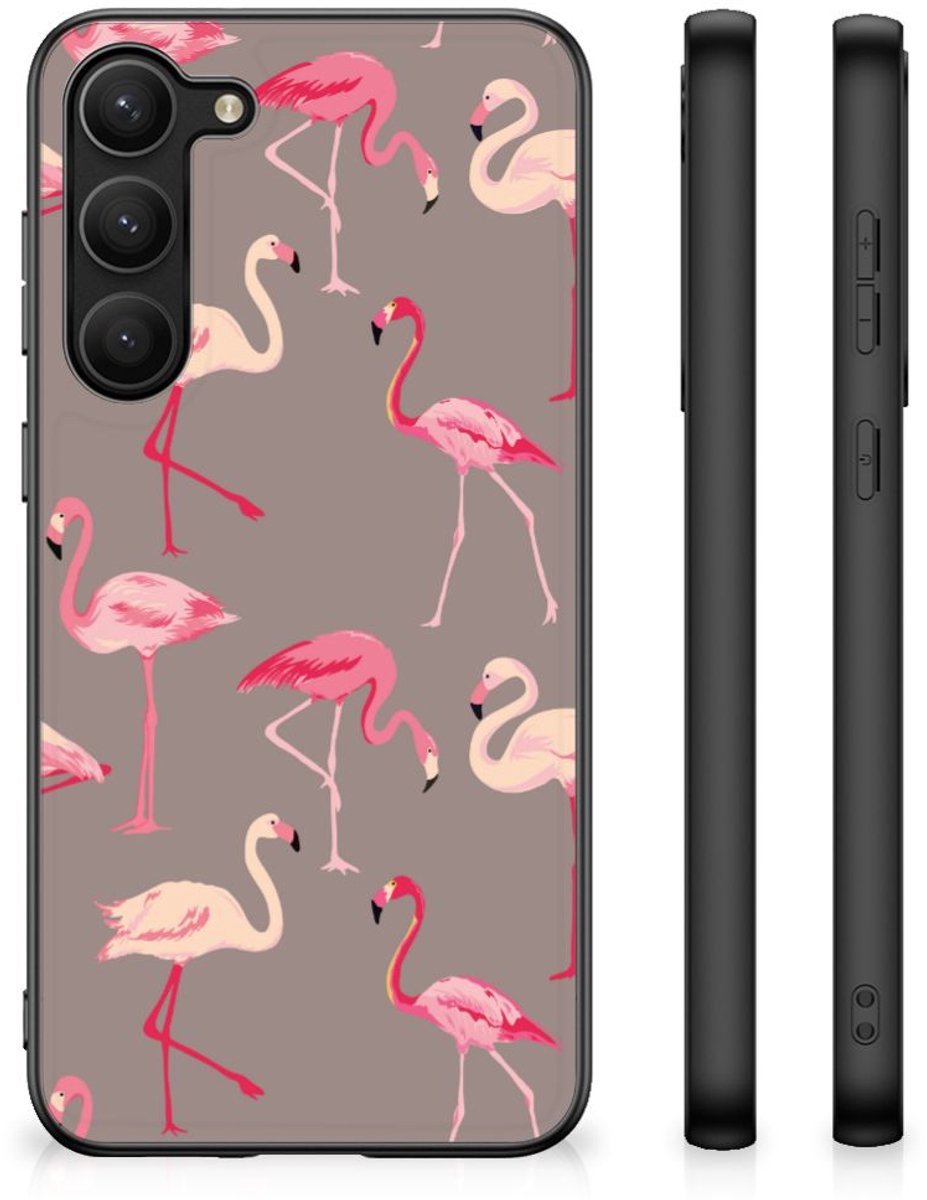 Samsung Galaxy S23 Plus Dierenprint Telefoonhoesje Flamingo