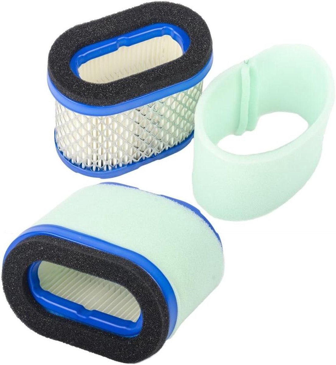 Vervang Luchtfilter & Pre Filter Cleaner voor Briggs & Stratton 498596 690610 697029 5059h 4207 30-033 John Deere M147431 + 273356s Filter Pre-cleaner - OxoxO