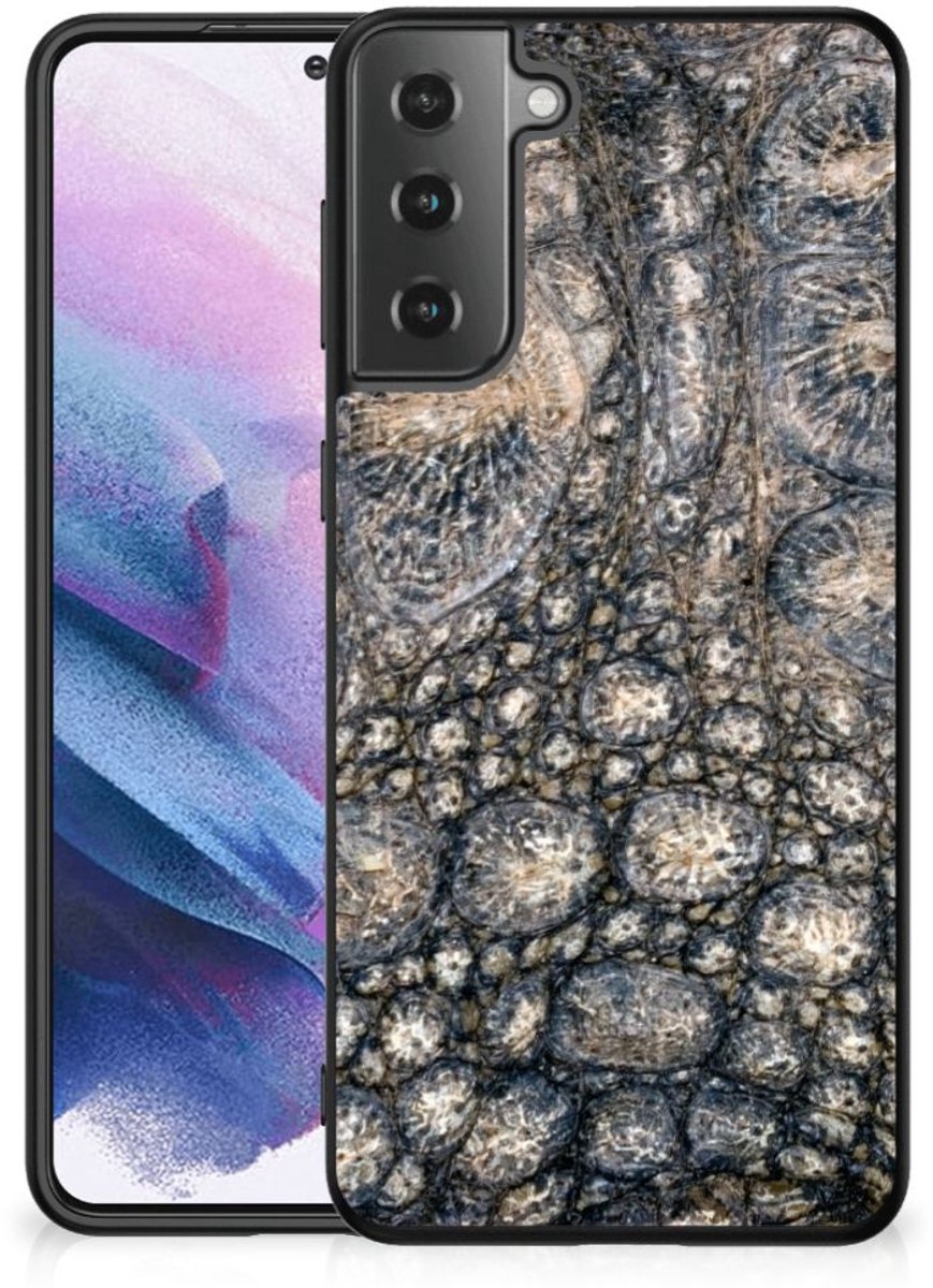 Samsung Galaxy S21 Plus Dierenprint Telefoonhoesje Krokodillenprint