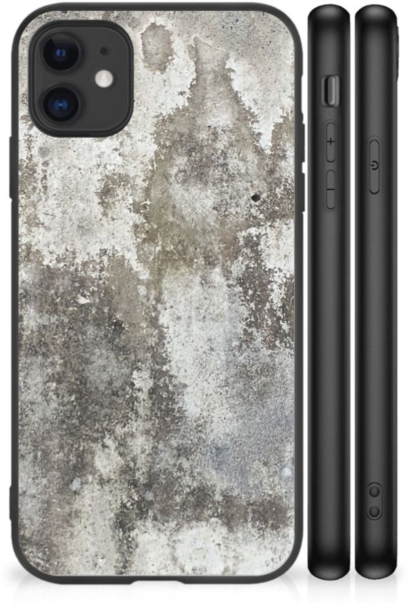 iPhone 11 Marmeren Print Telefoonhoesje Beton Print
