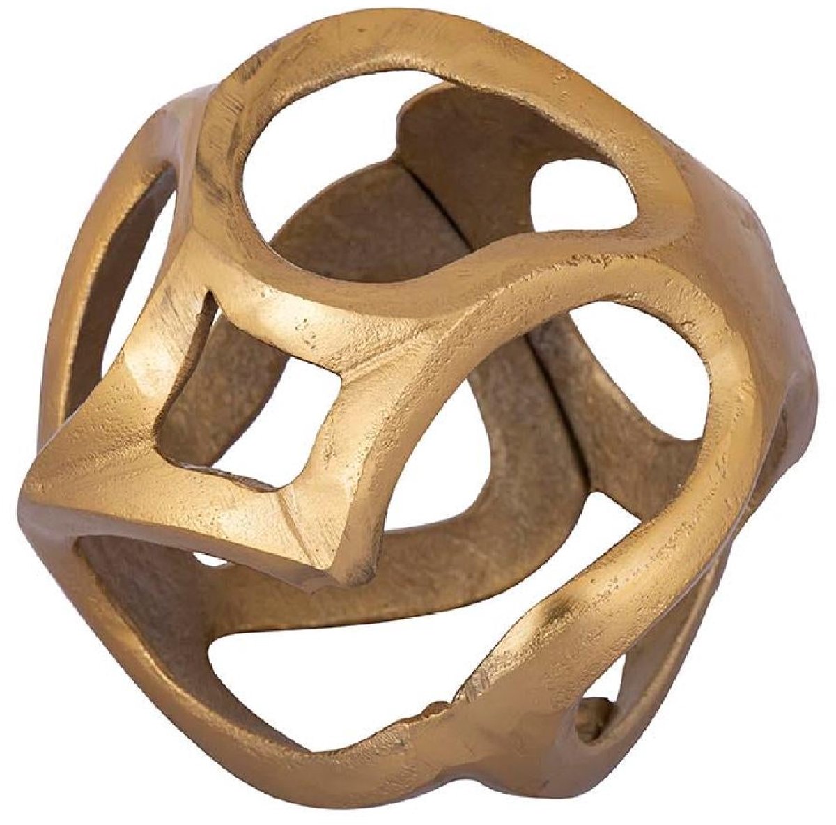 PTMD Axelle Decoratief Object - 15 x 15 x 15 cm - Aluminium - Goud