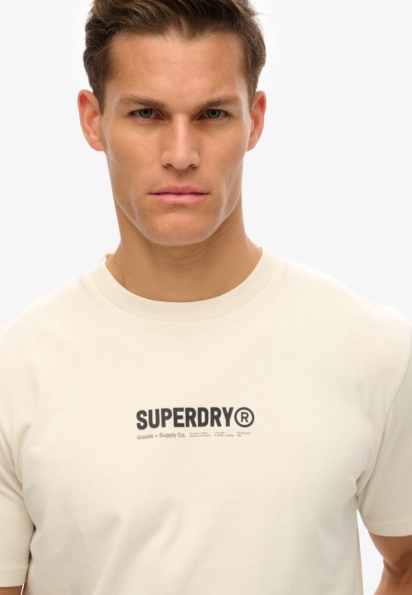 Superdry Utility Sport T-shirt met print Heren T-shirts Wit