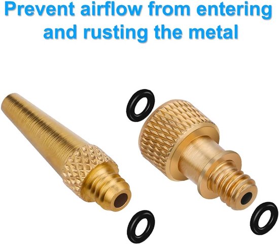 Verloopnippels - Ballenpomp - Verloopnippel - Autoventiel - Fietsventiel - Ventiel Adapters - Ballenpomp Naalden - Pomp Verloopstuk - Adapter Fietspomp - Adapter Fietsventiel - 32-Delige Set - Universeel - Voor Luchtbed / Zwemband / Utoband / Voetbal — afbeelding 5