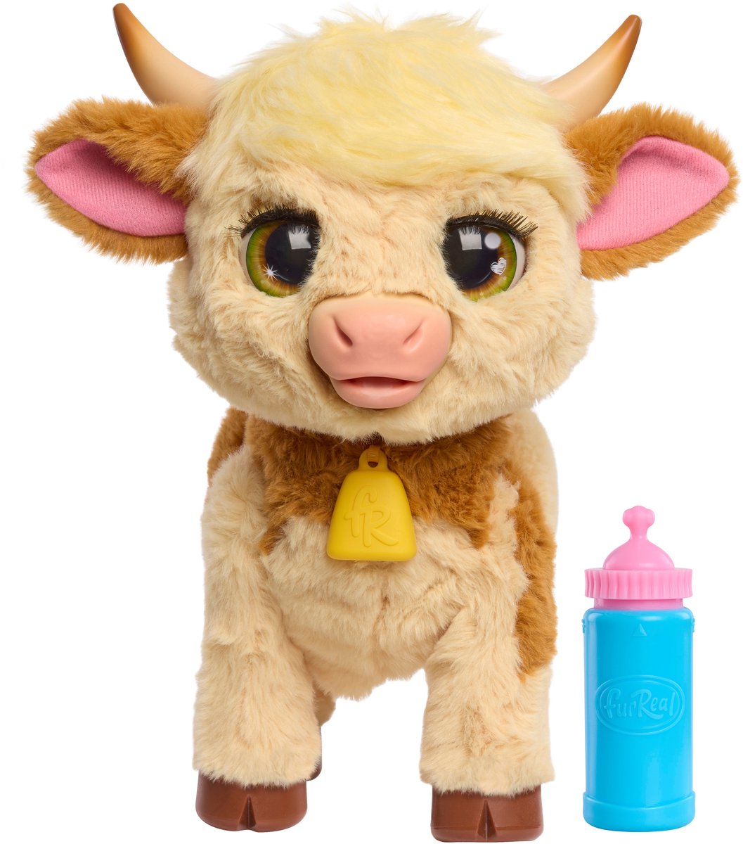 FurReal Maggie de Koe - Interactieve pluchen Knuffel — afbeelding 6