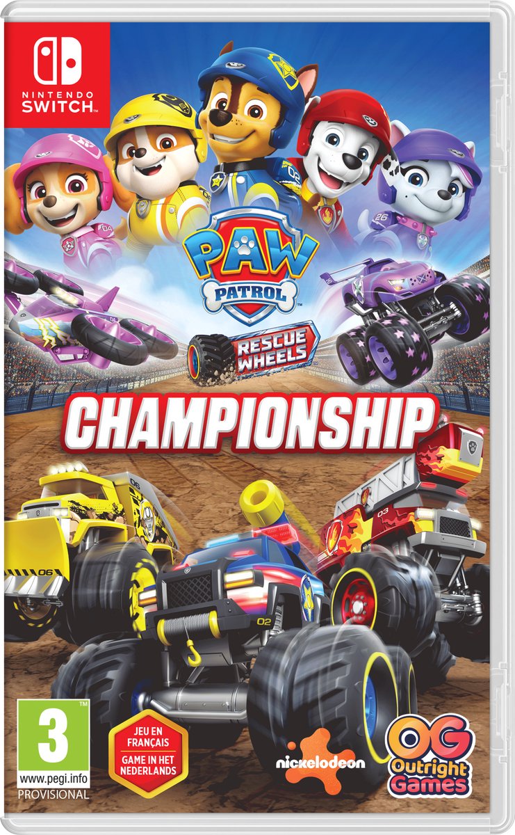 Paw Patrol Rescue Wheels : Championship - Nintendo Switch