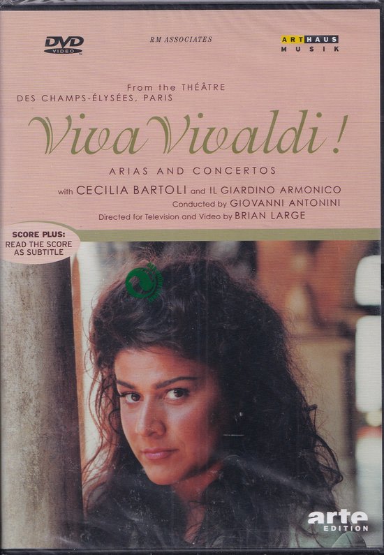 DVD Viva Vivaldi, Arias and Concertos - Antonio Vivaldi - Cecilia Bartoli, Il Giardino Armonico o.l.v. Giovanni Antonini