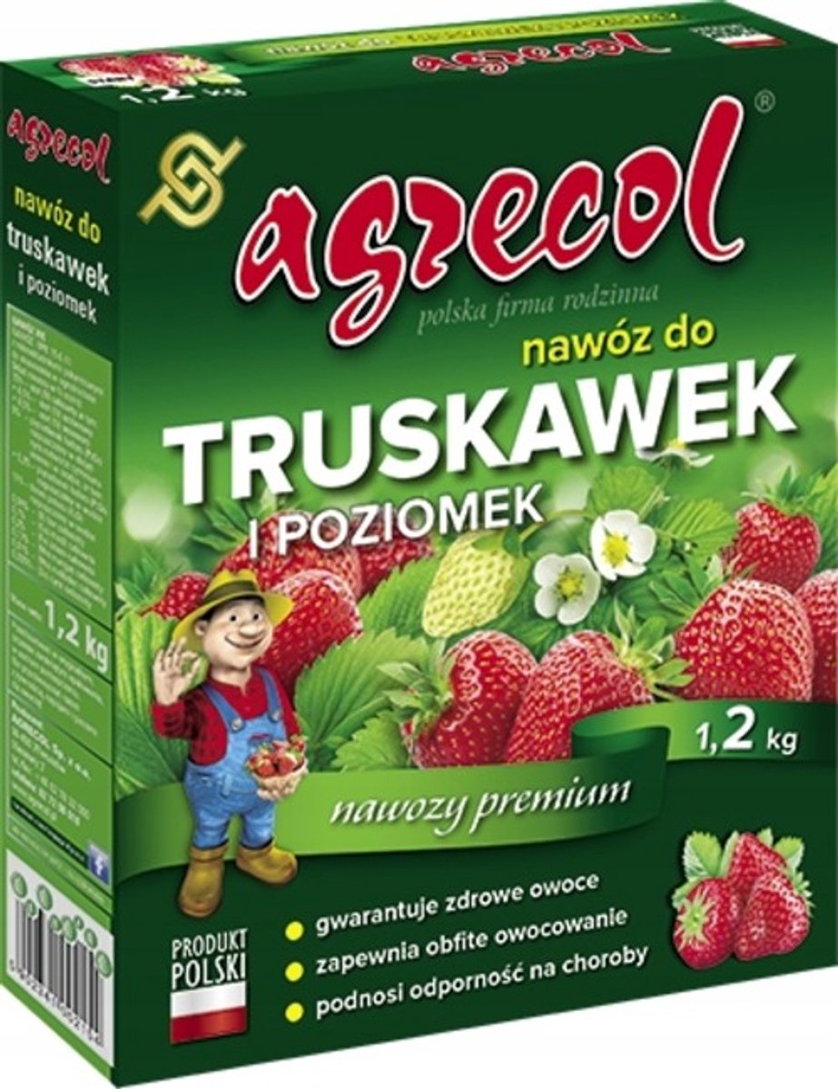 Agrecol - Organische Meststof - Aardbeien en Bosaardbeien - 1,2 kg - Gezonder en Smakelijker Fruit