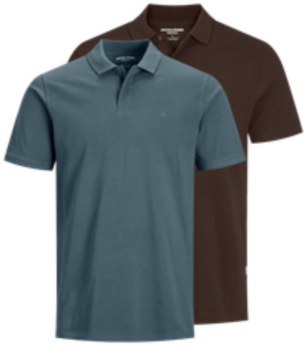 JACK&JONES - JJEBASIC POLO SS NOOS 2PK MP - Heren - Polo's