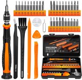 38 delige Precisie Schroevendraaierset - Magnetische Mini Precisie Gereedschapset - Professionele Schroevendraaier Set - Fijnmechamica Gereedschapset - Universeel - Kleine Schroevendraaiers voor Telefoon Laptop PC horloges Bril Switch PS4 PS5 Xbox