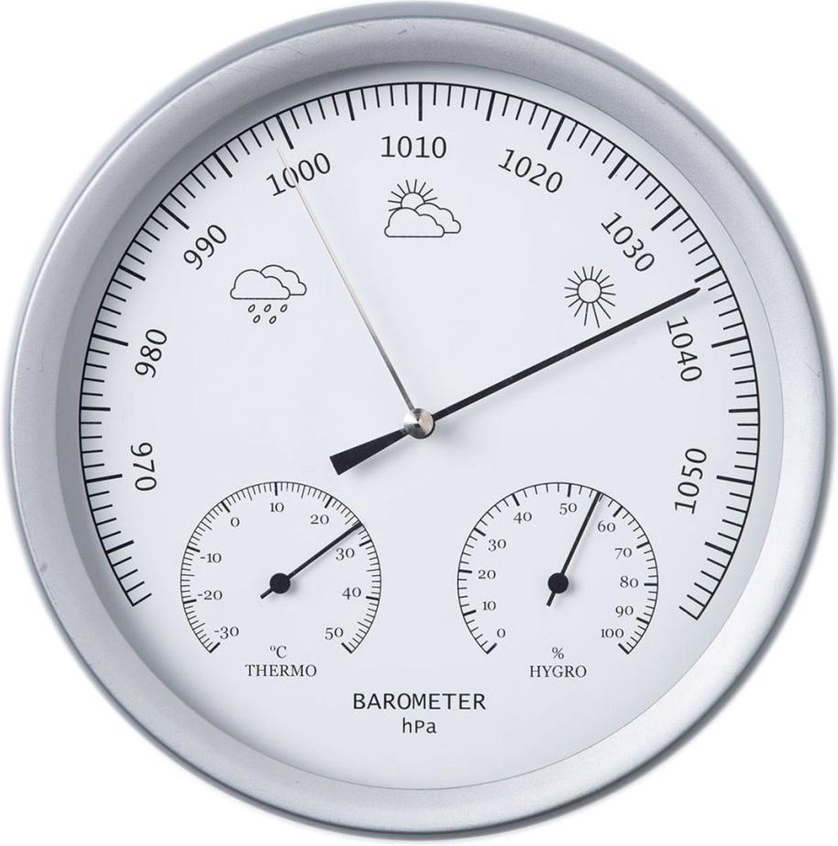 Nature 3in1 Barometer met thermometer en hygrometer 20 cm