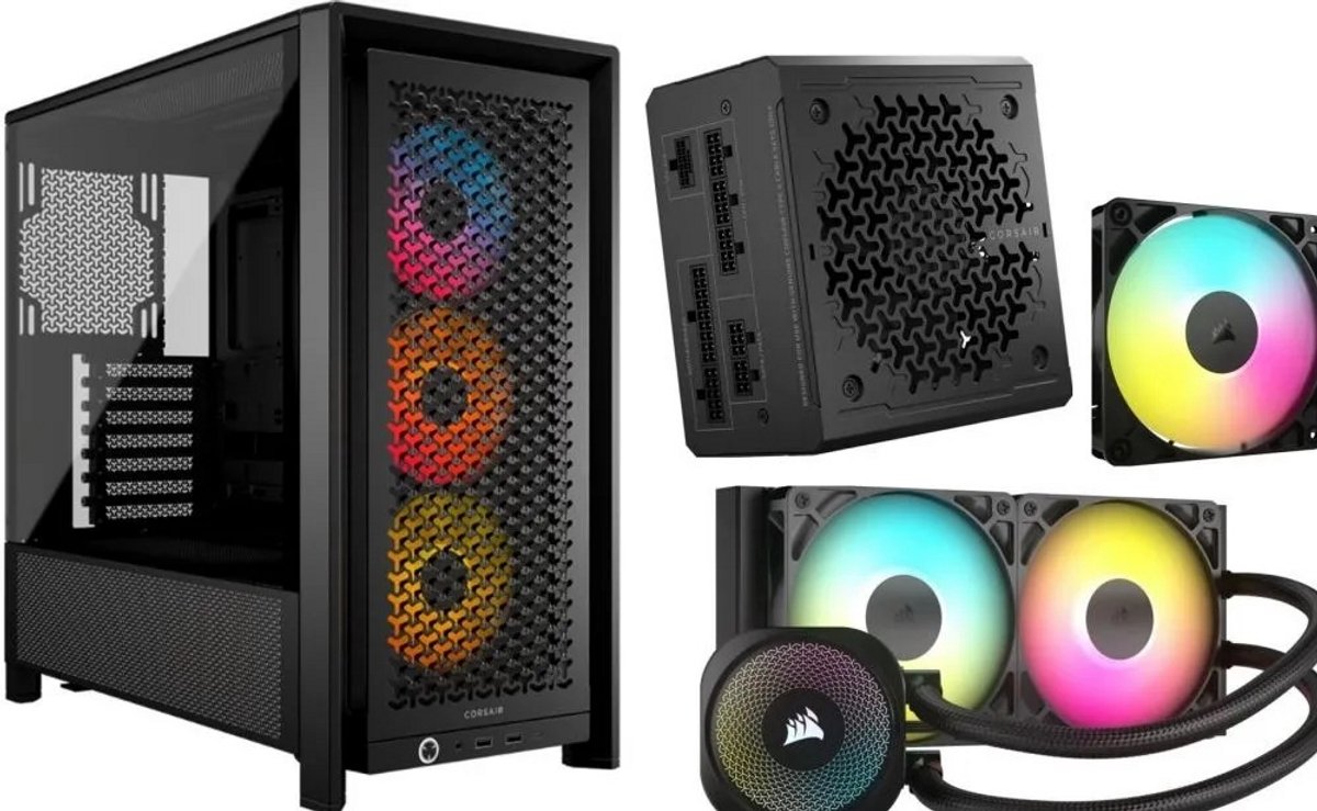 Corsair Complete Combo 1 - Corsair Frame 4000D RS ARGB + RM850e 2025 + Nautilus 240 RS ARGB black