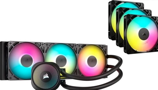 Corsair Cooling Combo 1 - Corsair Nautilus 360 RS ARGB + RS120 ARGB 3-pack bundel