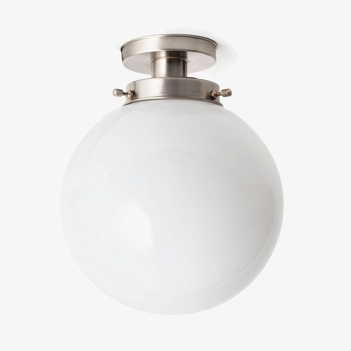 Plafonnière Bol Ø 30 20's Matnikkel - Art Deco Trade