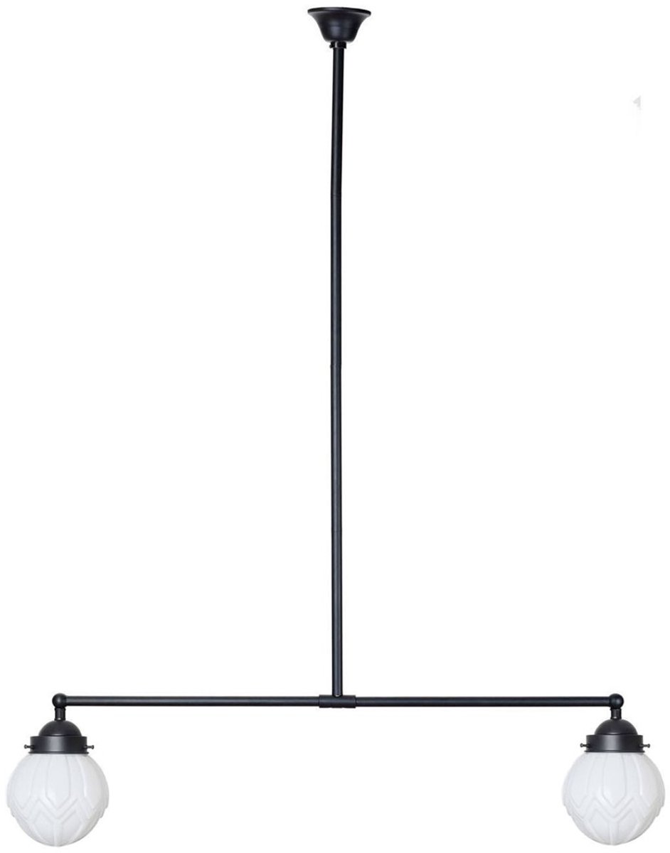 Coloured by Art Moonlight T-lamp 2 lichts Victory - Art Deco Trade Zwart