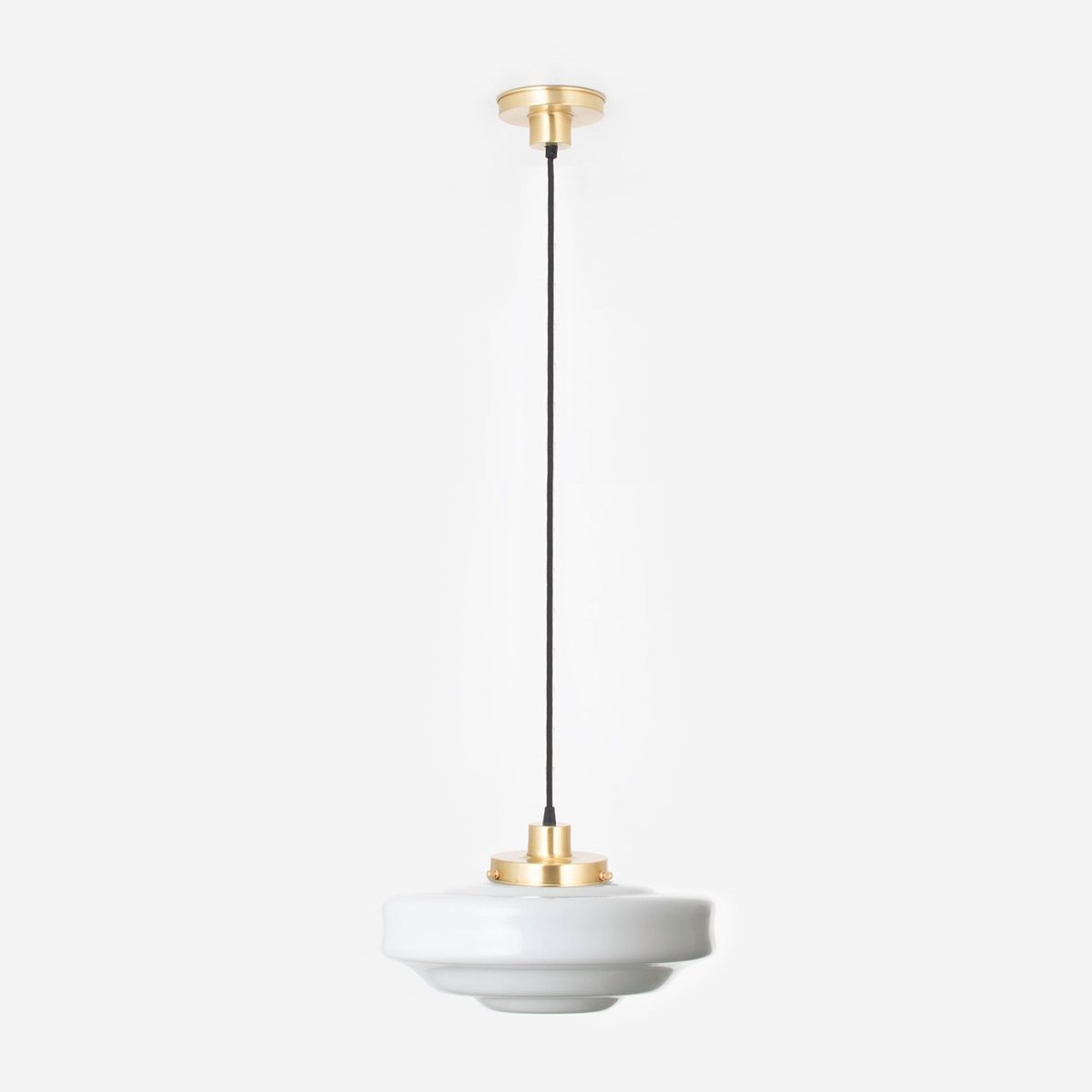 Hanglamp aan snoer Siegfried 20's Messing - Art Deco Trade