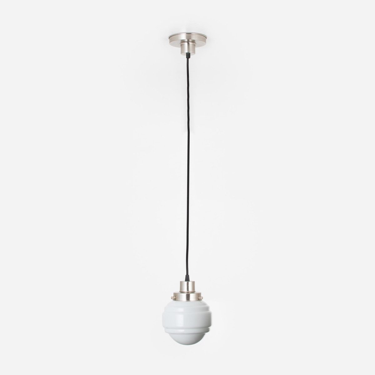 Coloured by Art Hanglamp aan snoer Polkadot 20's Matnikkel - Art Deco Trade