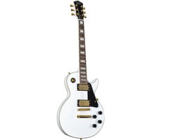 J & D LC II White - Single-cut elektrische gitaar