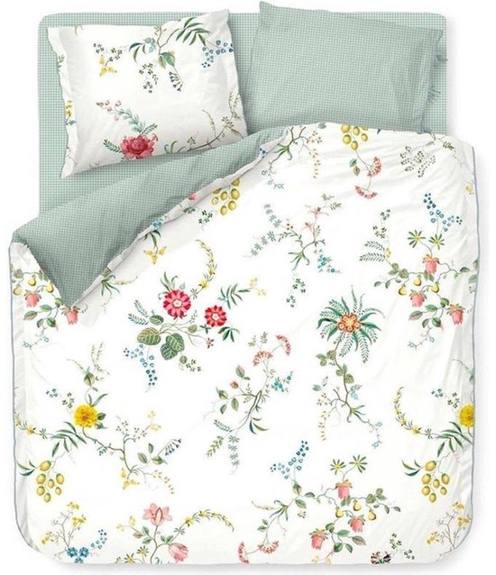 Pip Studio Fleur Grandeur dekbedovertrek - Lits-Jumeaux XL - 260x200/220 - Wit