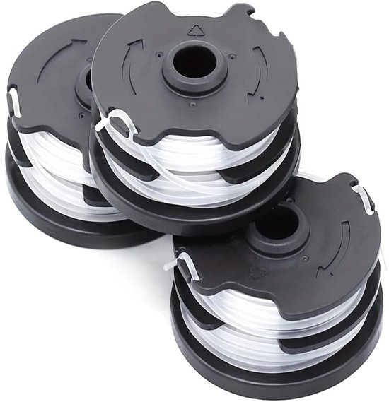 3 Stuks Vervangende Nylon Draadspoelen voor Lidl Parkside Trimmers - Geschikt voor PRTA 20-Li (A1, B2, C3), PRT 550 (A1, A3) en PRT 300 (A1) - 4 Meter, Ø 1,6 mm van Merkloos	 — afbeelding 4