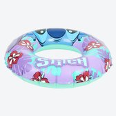 Bouée Gonflable Stitch 50 Cm – Flotteur Rond Enfant – Design Stitch Et Angel – Piscine Et Mer – Dès 2 Ans