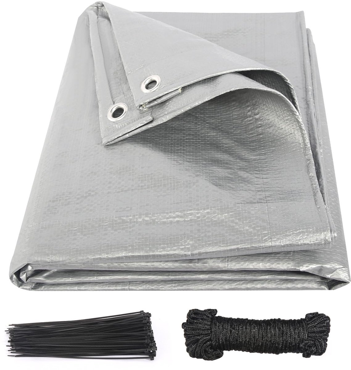 Ibenzoa® Waterdichte Beschermzeil van 2 x 3 Meter voor Veelzijdig Gebruik in de Tuin en op de Camping