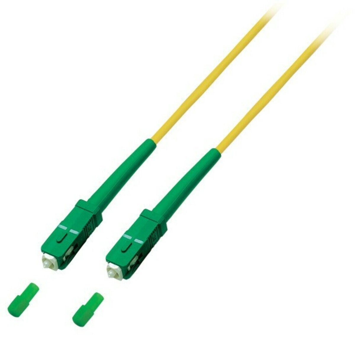 Danicom OS2 simplex glasvezel kabel SC/APC-SC/APC 15m